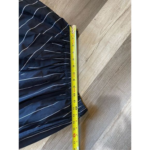 Vince Striped Asymmetric Rope-Tie Skirt- Black White Stripe, Sz Medium, MP $265 - Picture 14 of 14